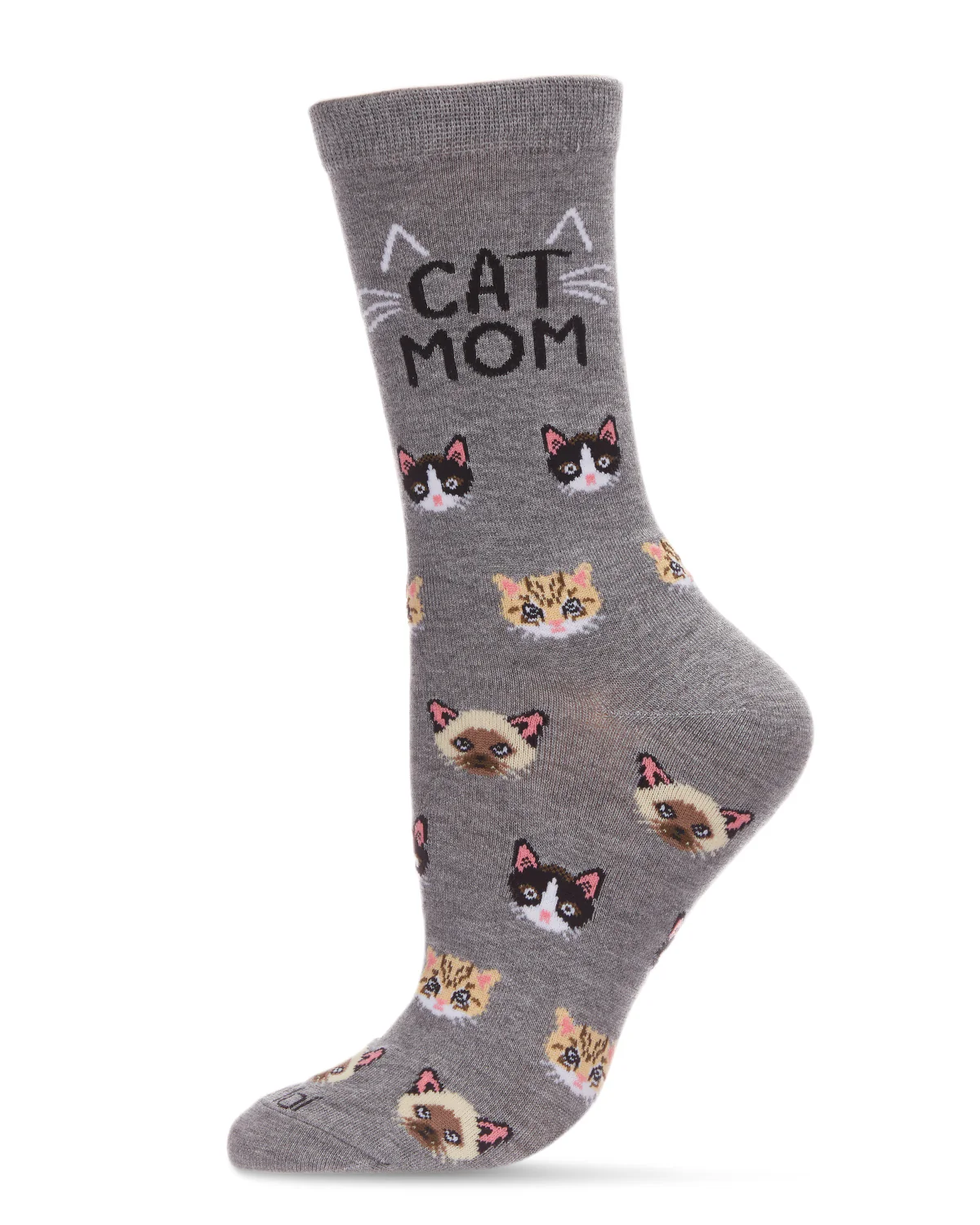 Cat Mom Bamboo Blend Crew Socks – Image 3