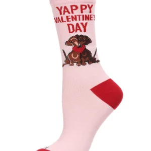 Yappy Vday Bamboo Blend Crew Sock