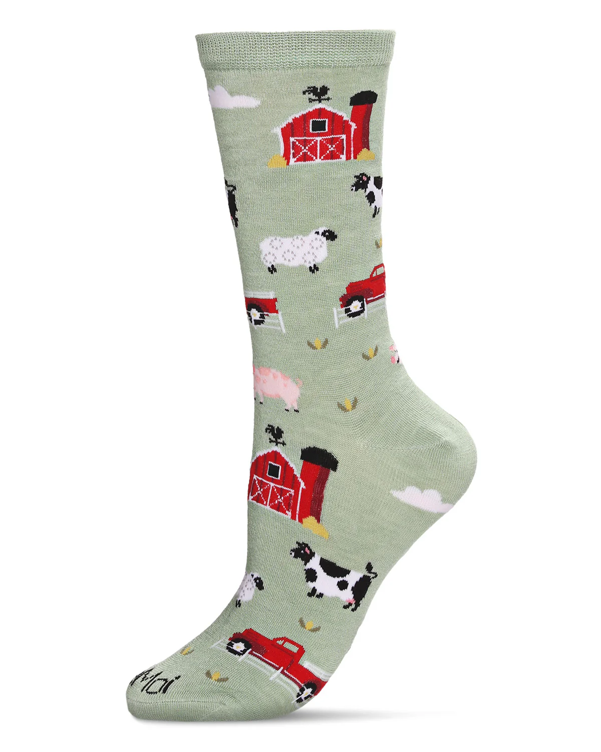 Farm Fun Bamboo Blend Crew Socks – Image 2