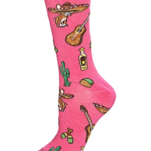 Fiesta Fun Bamboo Blend Crew Sock