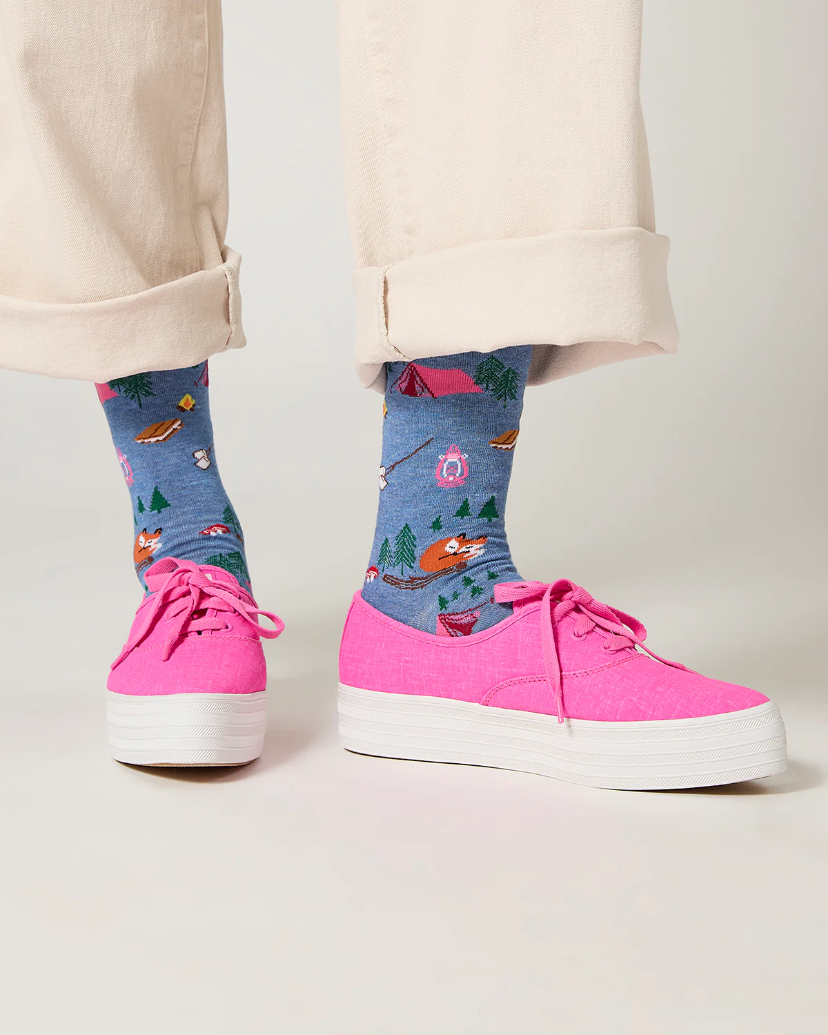 Women's Camping Trip Bamboo Crew Socks – Image 5