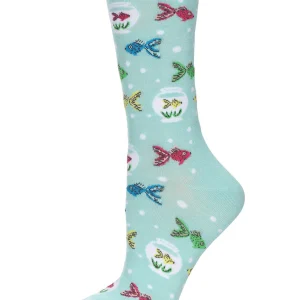 Women's Goldfish Rayon From Bamboo Crew Socks