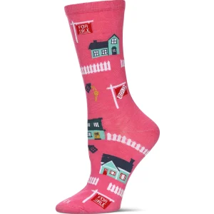 Women's Realtor Bamboo Crew Socks