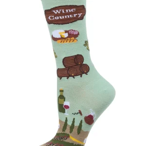 Women's Wine Country Rayon From Bamboo Crew Socks