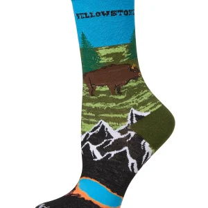 Women's Yellowstone Rayon From Bamboo Crew Socks