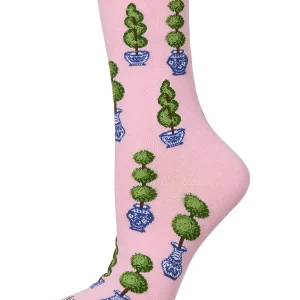 Women's Ginger Jars Rayon From Bamboo Crew Socks