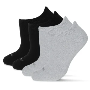 2 pair Unisex Diabetic Full Cushion Low Cut Socks