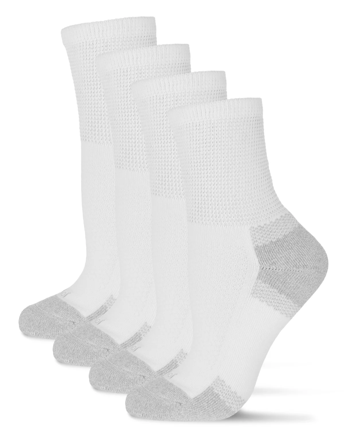 2 Pair Pack Unisex Diabetic Half Cushion Quarter Socks – Image 3