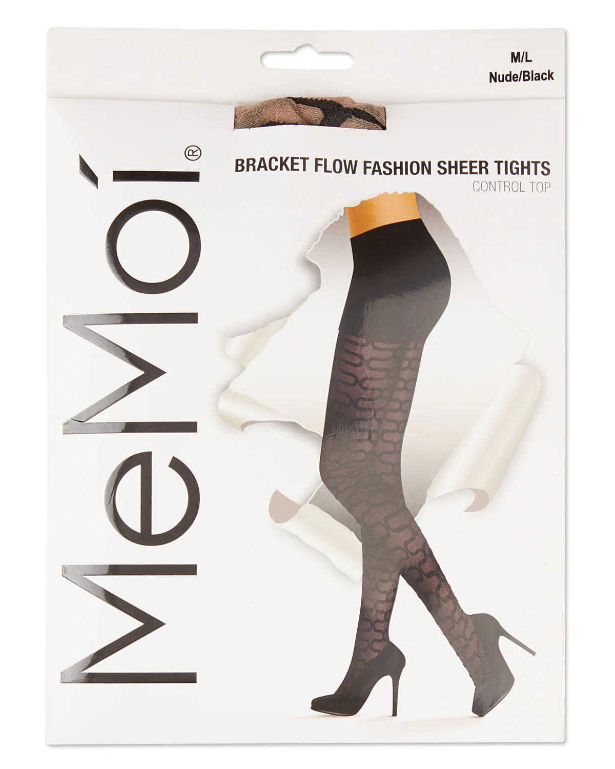 Bracket Flow Fashion Sheer Tights – Image 5