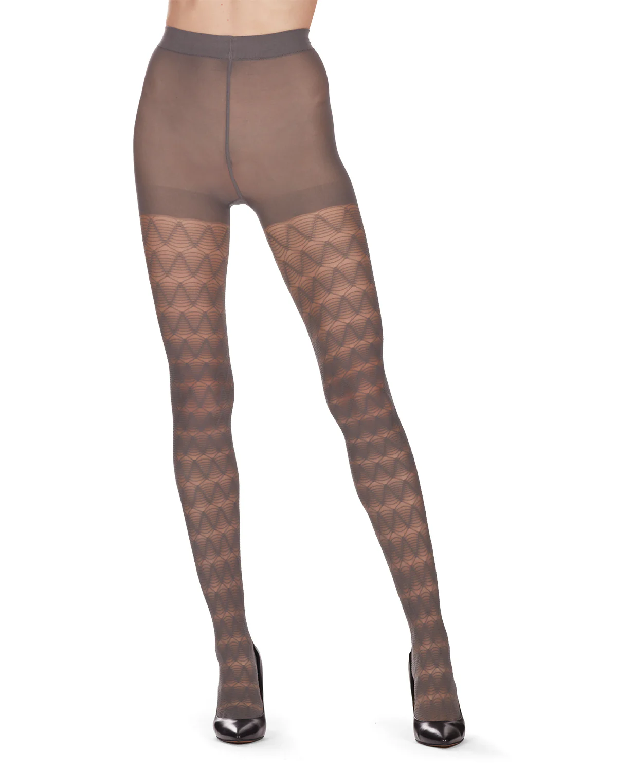 Ride That Wave Graphic Semi-Sheer Tights – Image 5