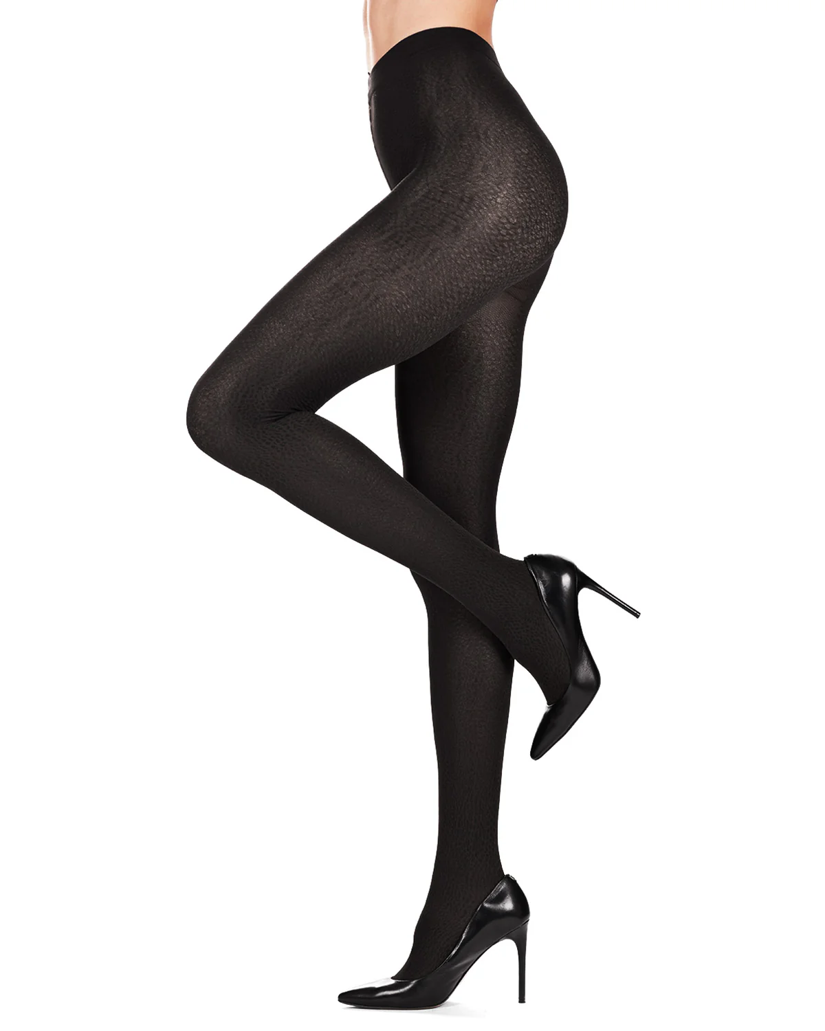 Upscale Snake Skin Opaque Tights – Image 2