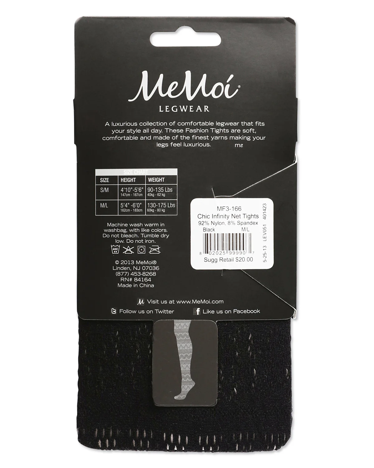 Women's Chic Infinity Nylon Net Tights – Image 8