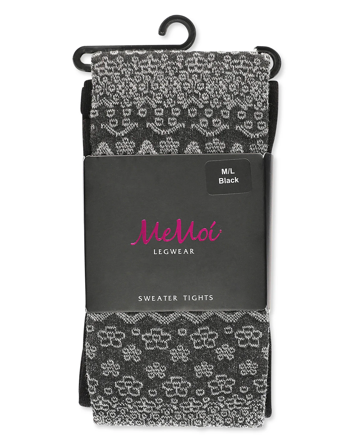 Fair Isle Frost Cotton Blend Sweater Tights – Image 5