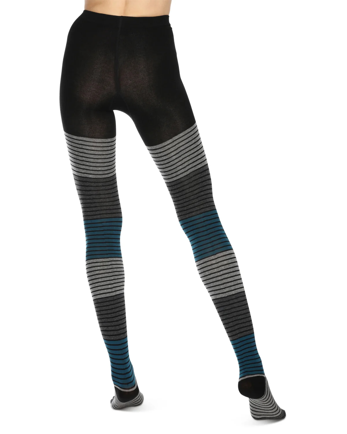 Gradient Stripes Sweater Tights – Image 5