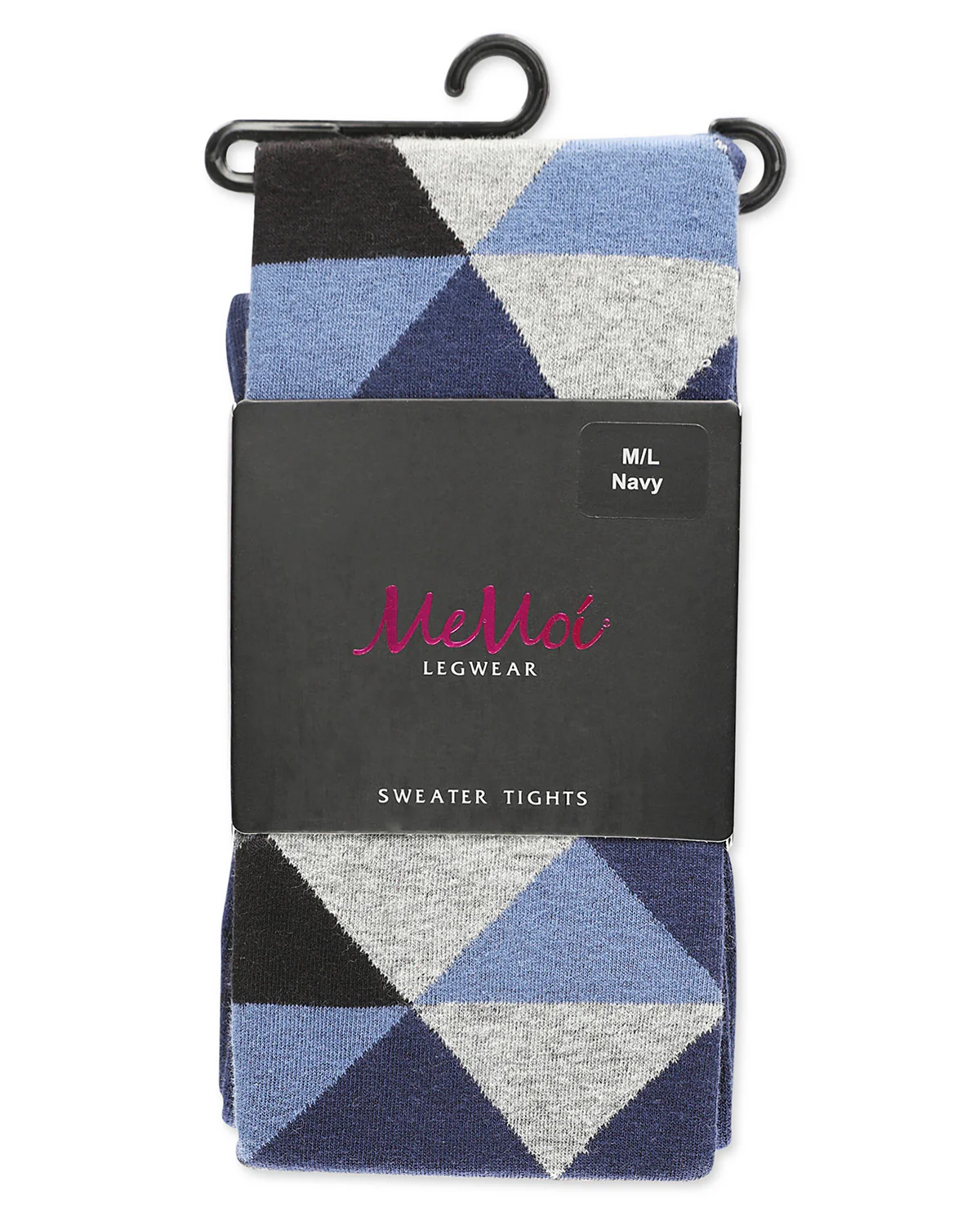 Triangular Cotton Blend Sweater Tights – Image 5