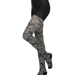 Women's Floral Paisley Patterned Sweater Tights