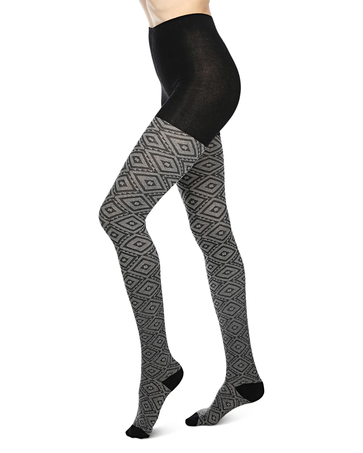 Diamond Cut Cotton Blend Sweater Tights – Image 7