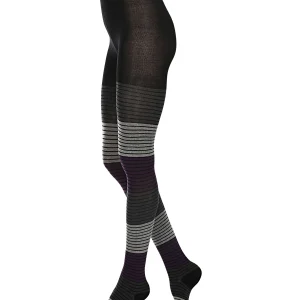 Gradient Stripes Sweater Tights
