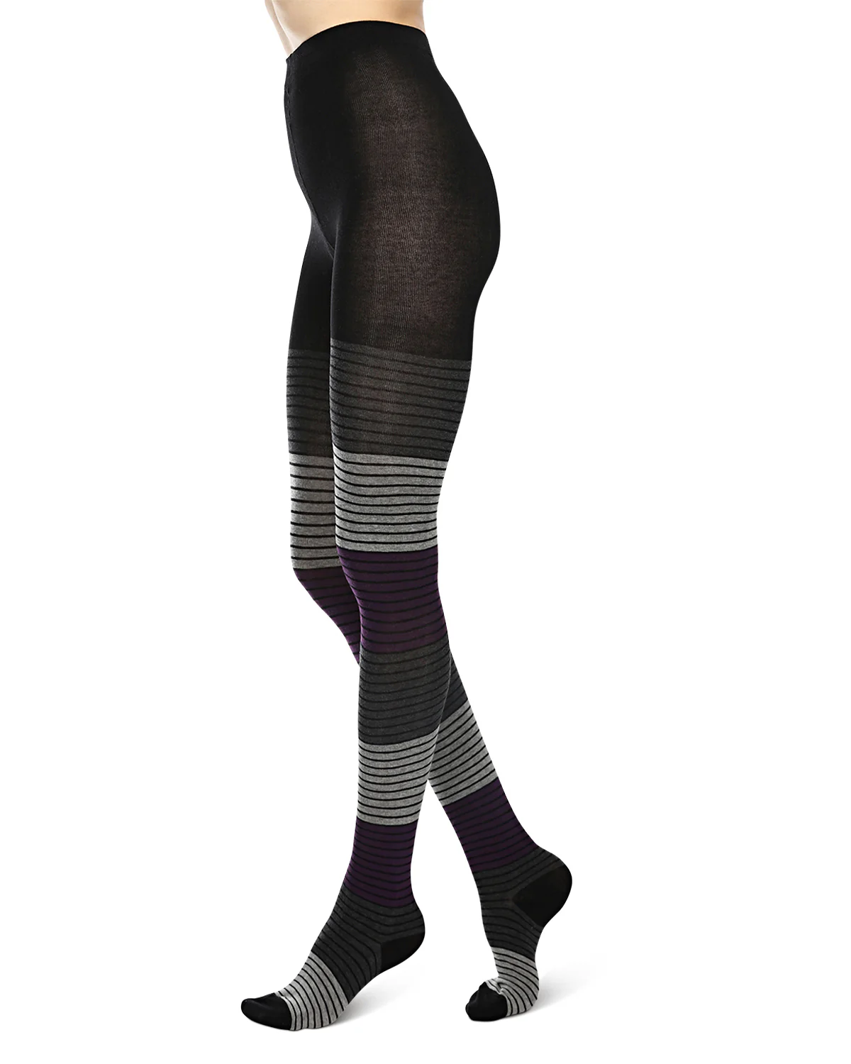 Gradient Stripes Sweater Tights – Image 2