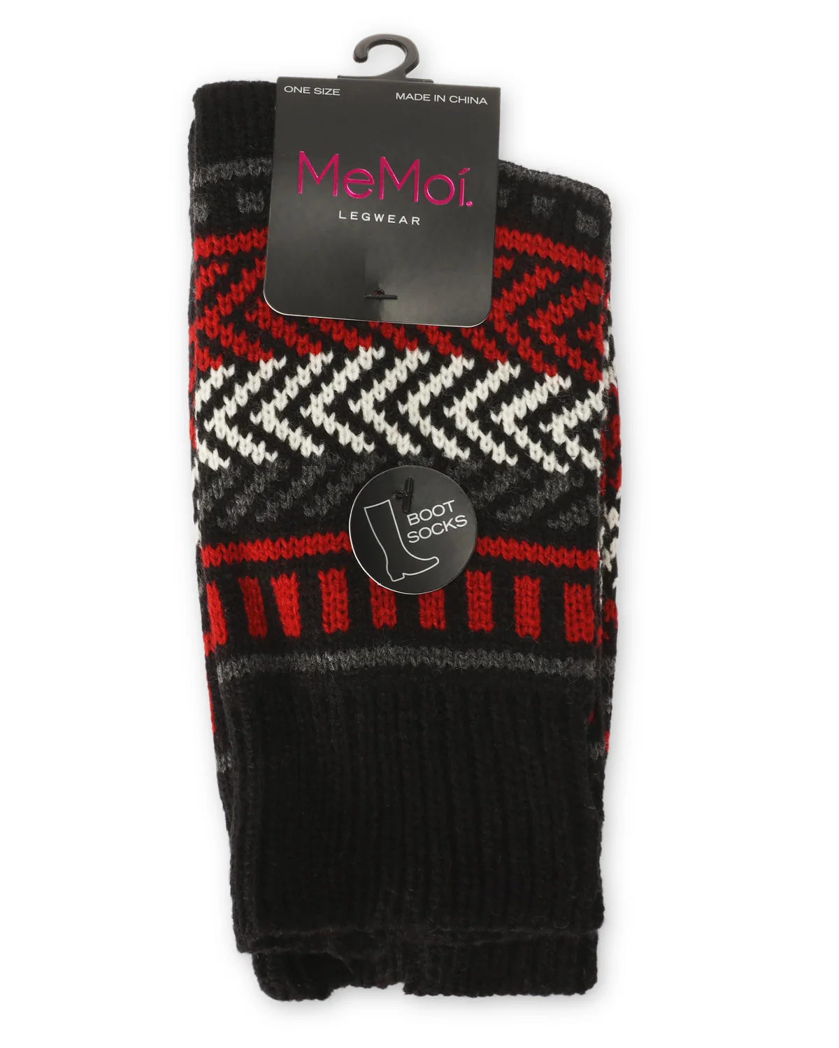 Zag Dash Chunky Knit Boot Socks – Image 7