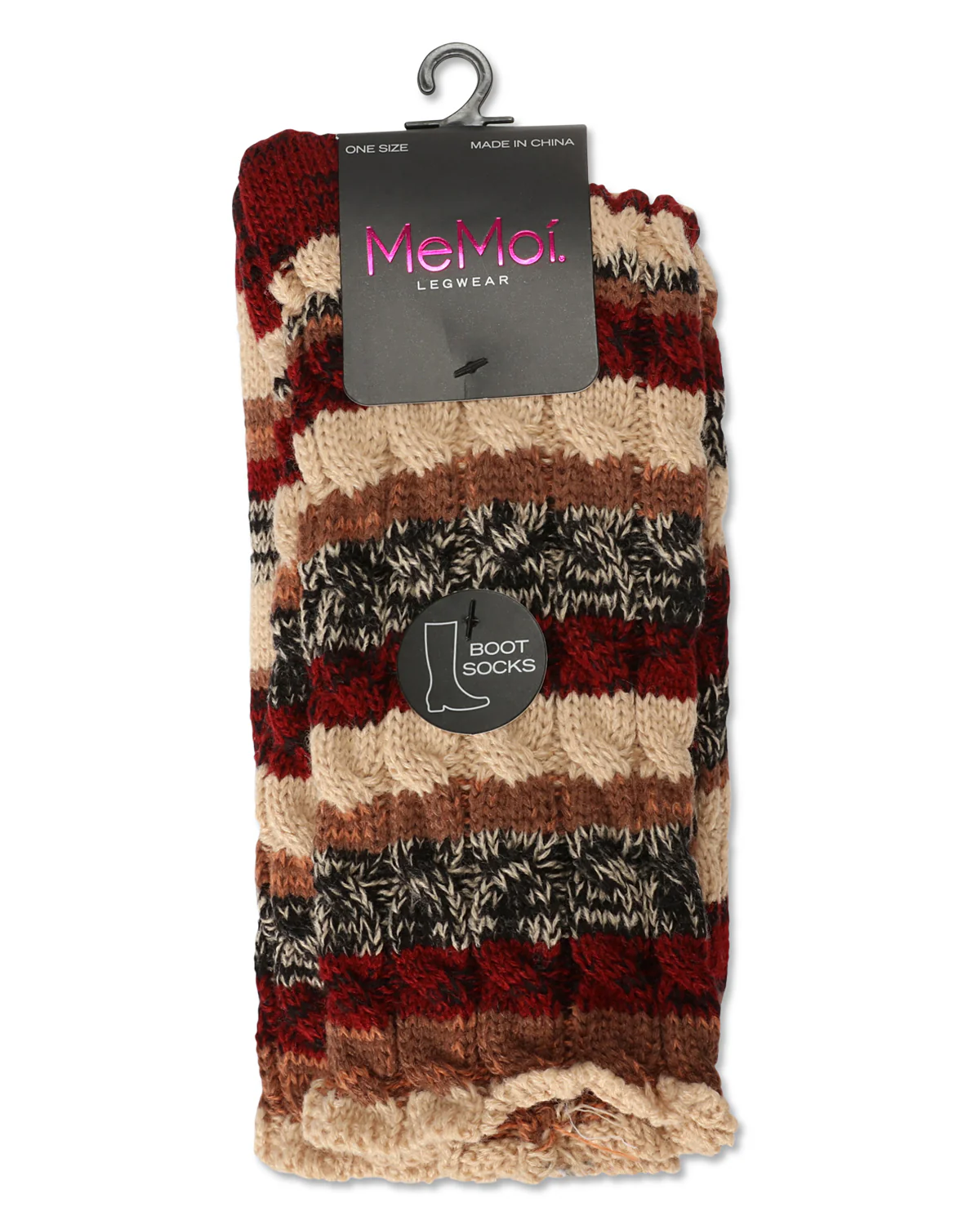 Static Tone Chunky Knit Boot Socks – Image 5