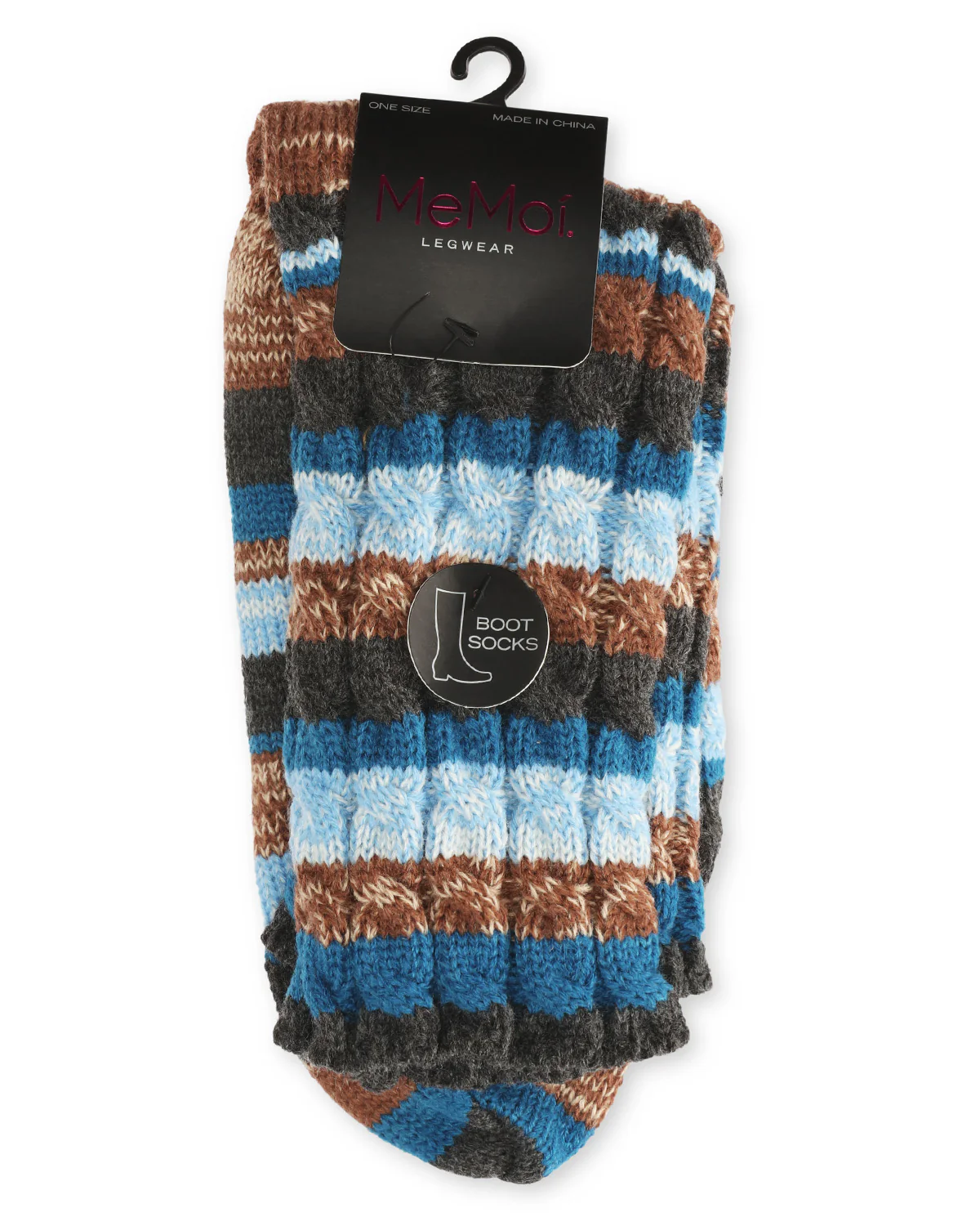 Static Tone Chunky Knit Boot Socks – Image 7