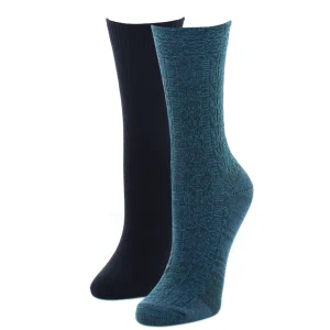 Celtic Weave Fuzzy Boot Sock 2-Pack