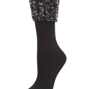 Women's Tonal Ribbed Premium Fleece-Lined Plush Crew Socks