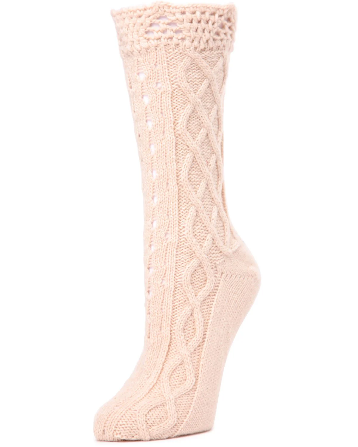 Asalim Mixed Knit Boot Sock Crew Socks – Image 5