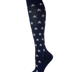 Women's Old Glory Bamboo Blend 8-15mmHg Graduated Compression Socks