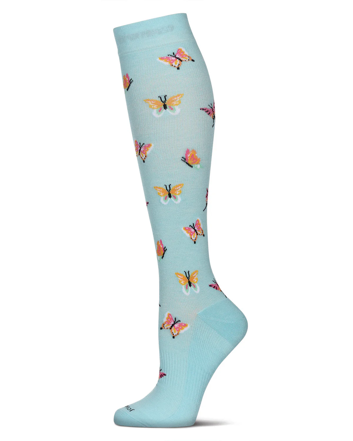 Women's Butterfly Bamboo Blend 8-15MMHG Compression Socks – Image 2