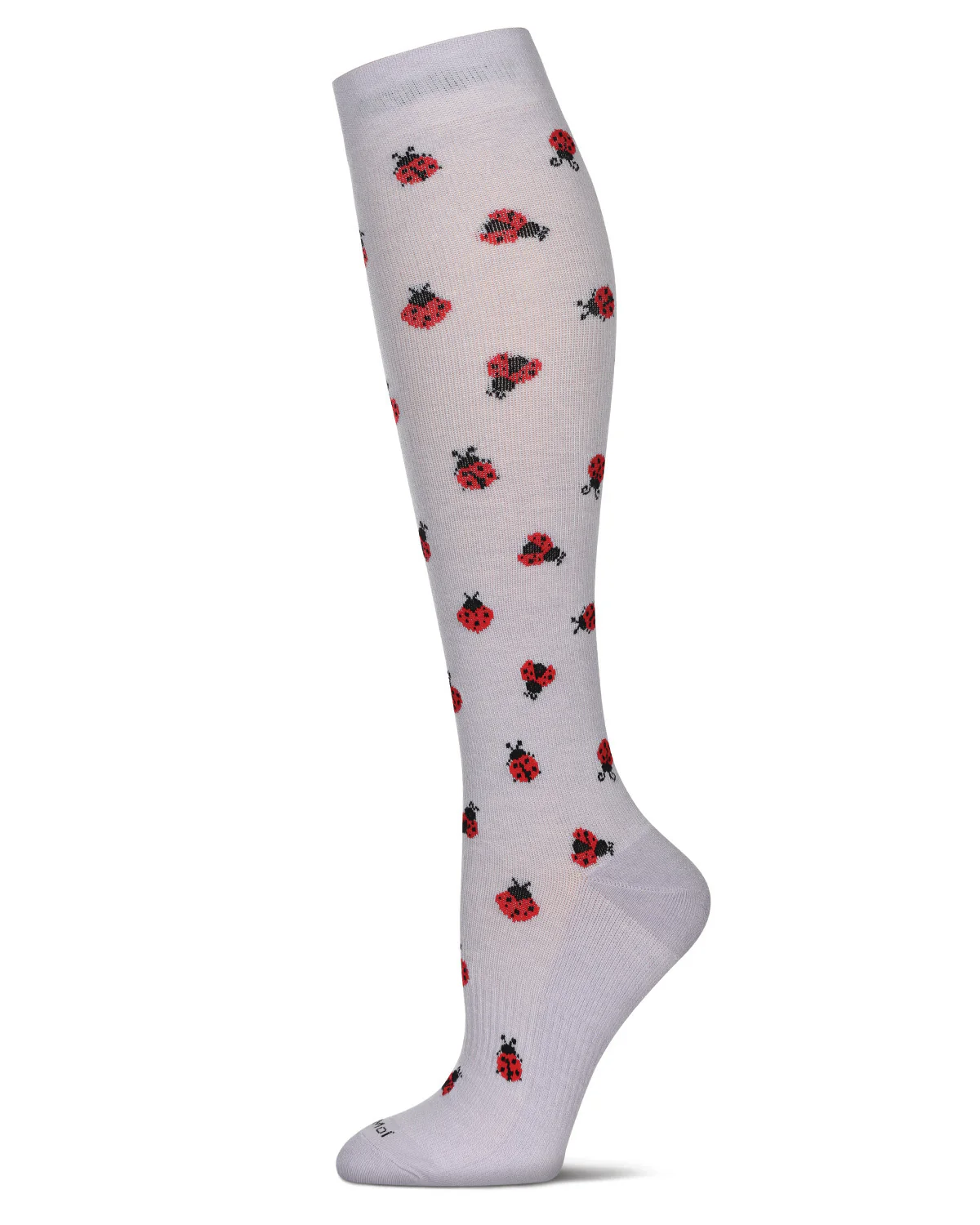 Women's Ladybugs Bamboo Blend 8-15mmHg Graduated Compression Socks