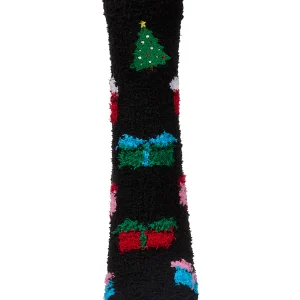 Women's Tree & Presents Mistle Toes Cozy Crew Socks