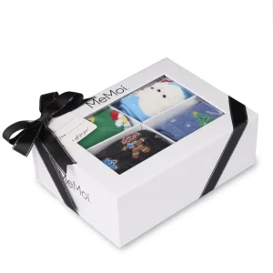 4 Pair Women's Christmas Novelty Crew Socks Gift Set