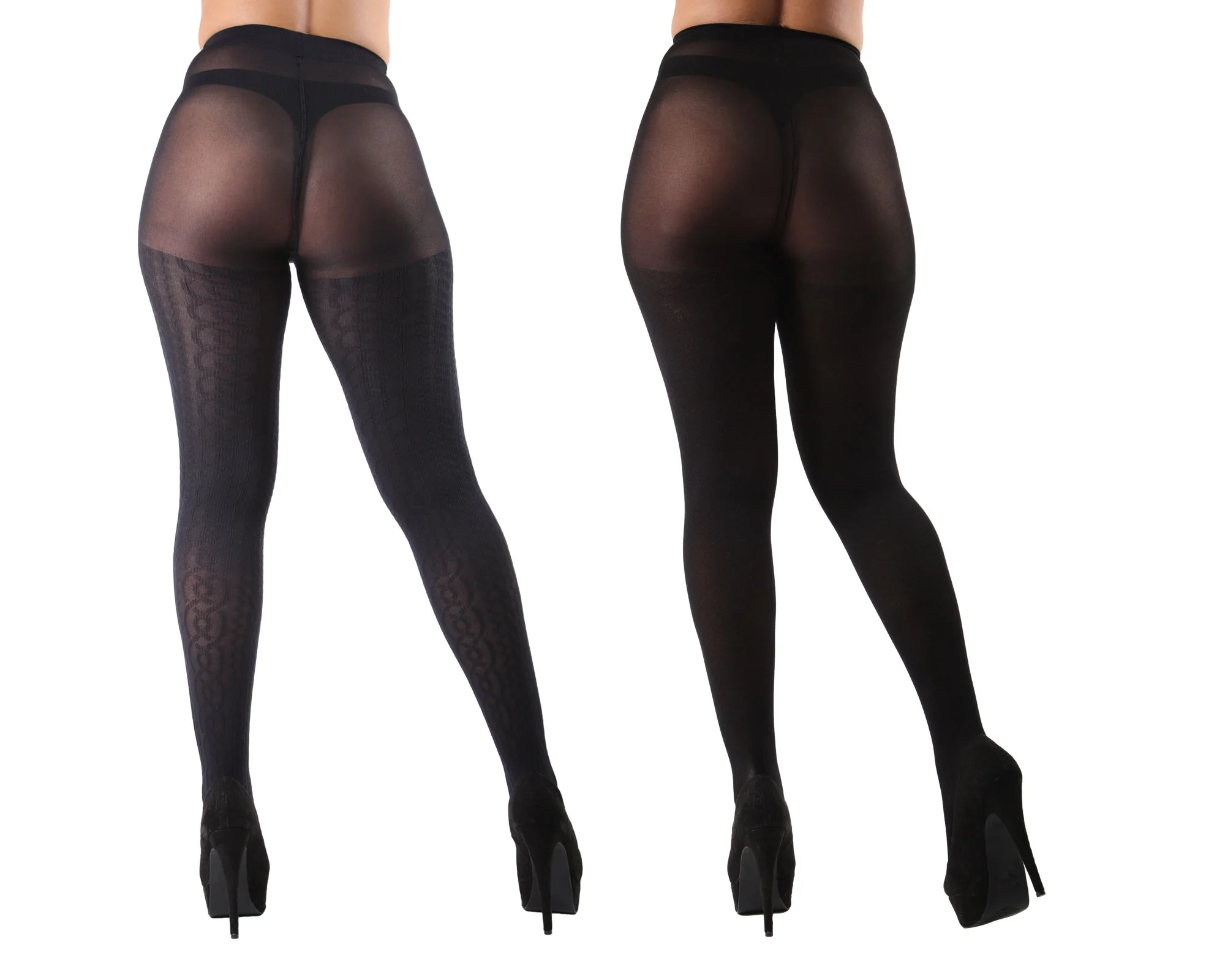 Athena Key/Solid Control Top Tights 2-Pack – Image 4