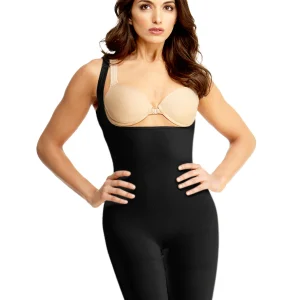 Braless Bodysuit with Thigh Shaper Seamless