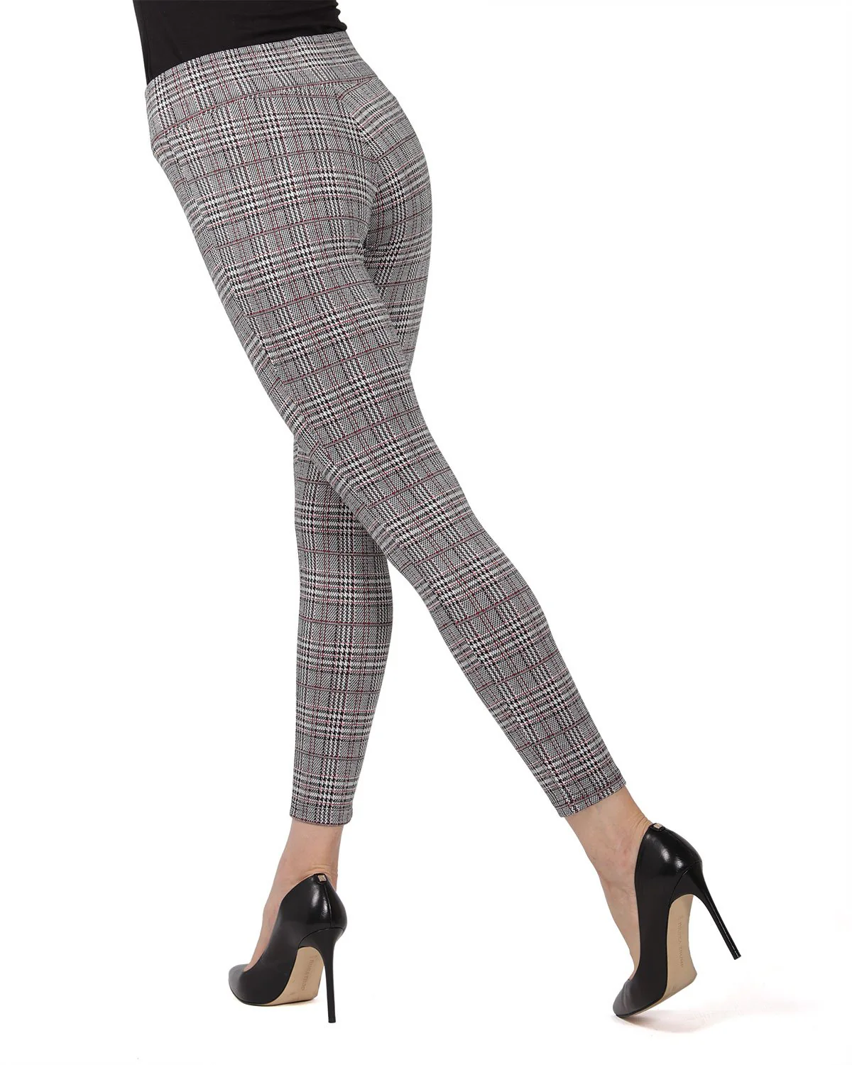 Women's Glen Plaid Shaping Leggings – Image 3