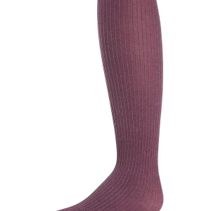Girls' Essential Ribbed Heather Nylon Tights