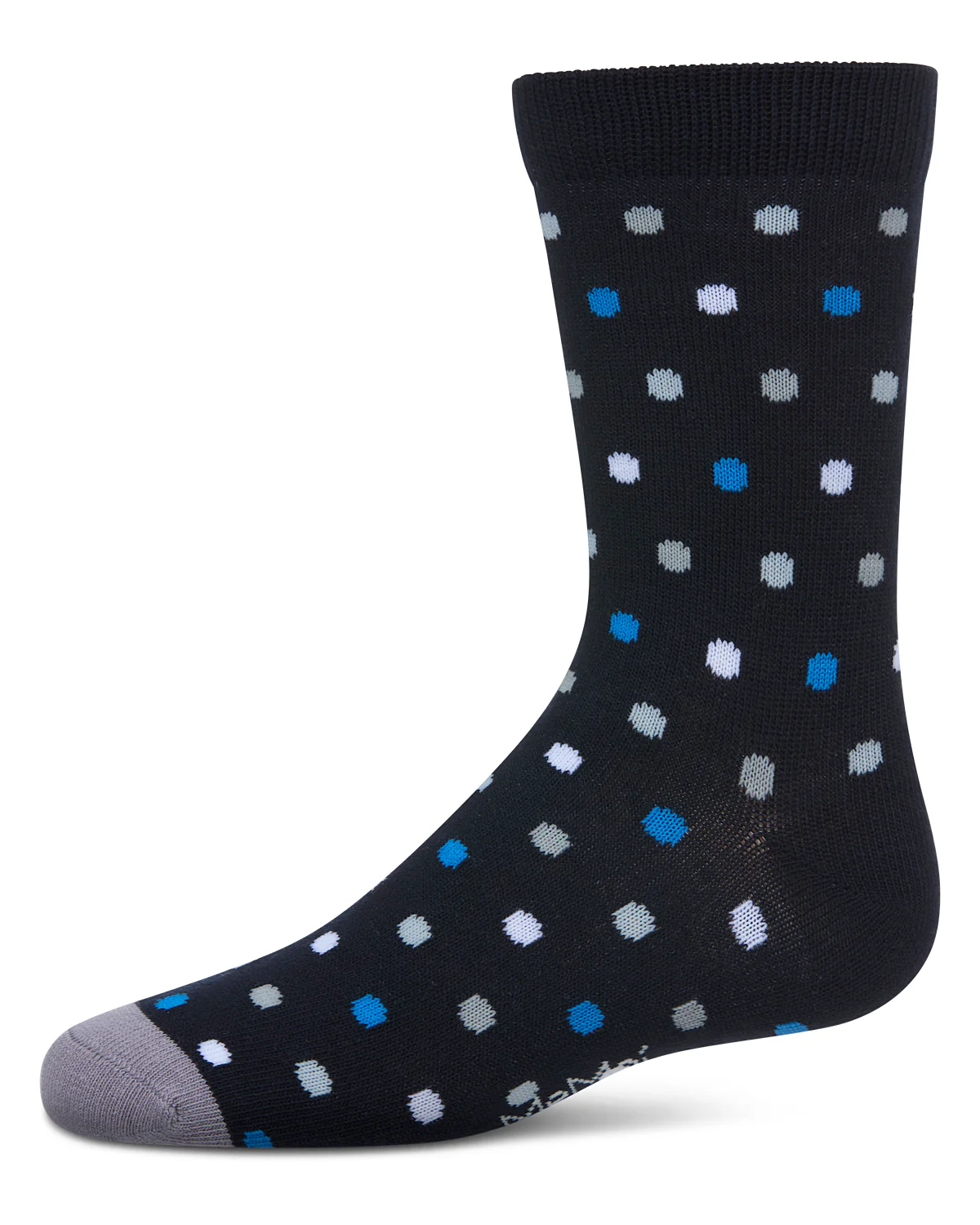 Boys Colorful Dot-Patterned Cotton-Rich Crew Sock – Image 3