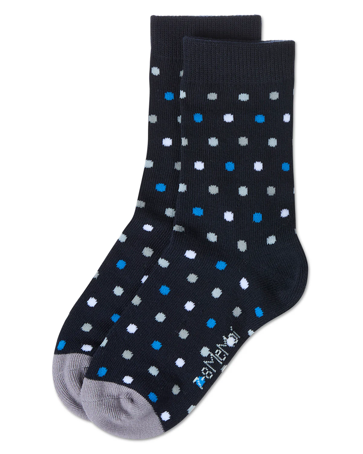Boys Colorful Dot-Patterned Cotton-Rich Crew Sock – Image 9