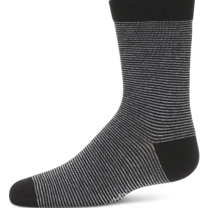 Boys' Horizontal Stripe Crew Socks