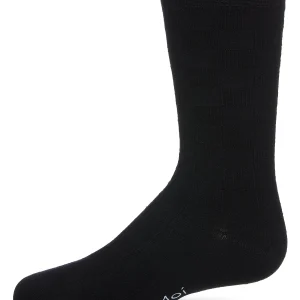 Boys' Checkerboard Rayon form Bamboo Blend Crew Socks