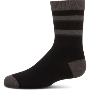 Boys Tonal Stripe Cotton Rich Crew Sock