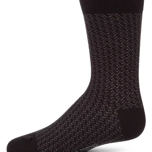 Boy's Bicolor Dashline Crew Socks