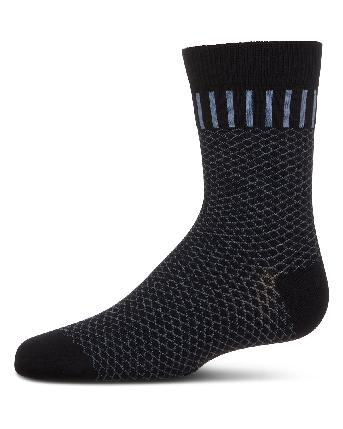 Boys Geometric-Pattern Cotton-Rich Crew Sock – Image 3