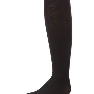 Girls' Elegant Ribbed Nylon Tights