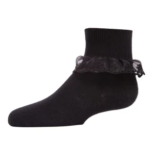 Classic Lace Girls Ruffle Anklet Socks