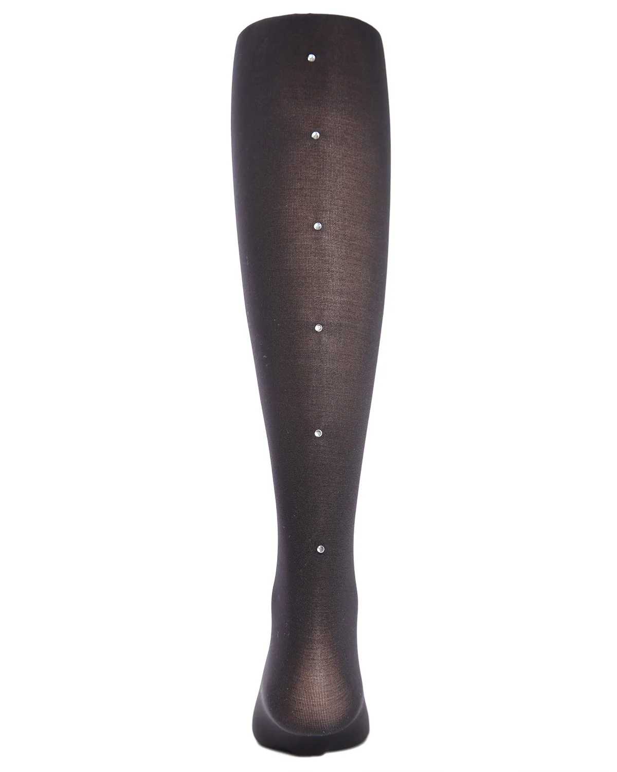 Girls Rhinestone Backseam Semi-Opaque Tights – Image 2