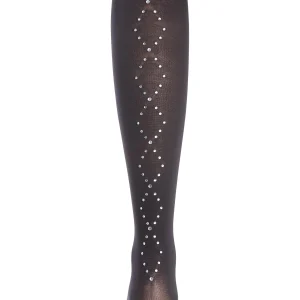 Diamonds on Down Jeweled Girls Opaque Tights
