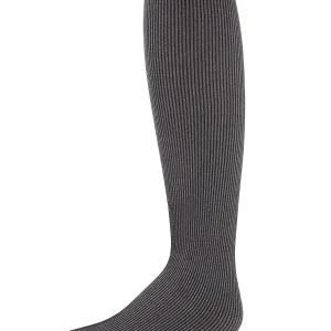 Girls' Essential Ribbed Heather Tights